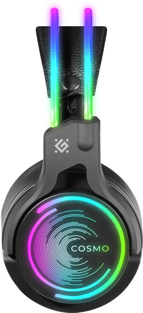 DEFENDER SŁUCHAWKI NAUSZNE Z MIKROFONEM COSMO PRO 7.1 PODŚWIETLENIE RGB 64536