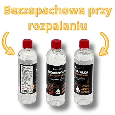 Żelowa eko-rozpałka 0,5L do grilla FRESCO bezzapachowa