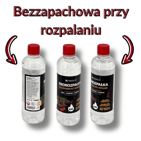 Żelowa eko-rozpałka 0,5L do grilla FRESCO bezzapachowa