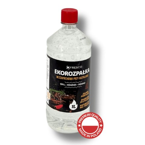 Żelowa eko-rozpałka 1,0L do grilla FRESCO bezzapachowa