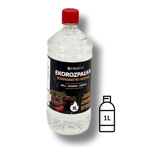 Żelowa eko-rozpałka 1,0L do grilla FRESCO bezzapachowa