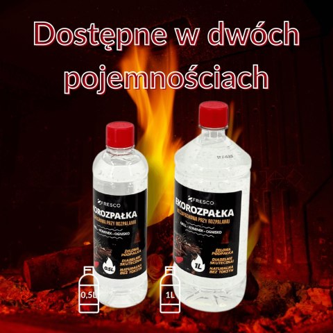 Żelowa eko-rozpałka 1,0L do grilla FRESCO bezzapachowa