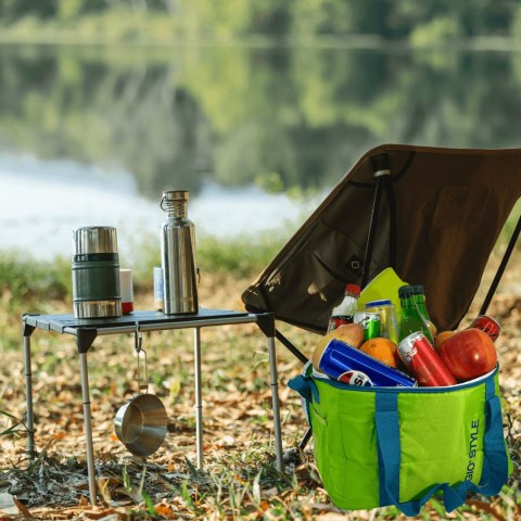 Torba termiczna Kamai Gio Style na ramię, zielona, z kieszenią boczną i uchwytem do noszenia, pojemność 30L