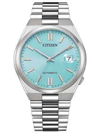 ZEGAREK MĘSKI CITIZEN Tsuyosa Turquoise Blue NJ0151-88M - AUTOMAT SZAFIR