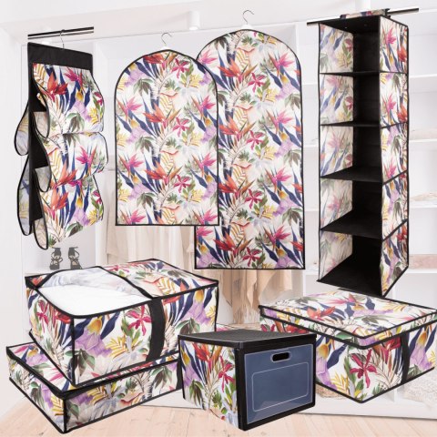 FLORAL w kwiaty organizer do szafy z drzwiczkami 41x31x25cm