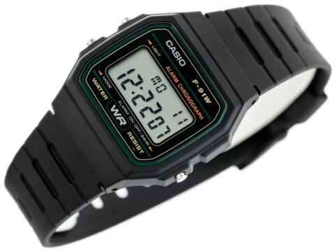 ZEGAREK MĘSKI CASIO F-91WM-3DG (zd102c) + BOX