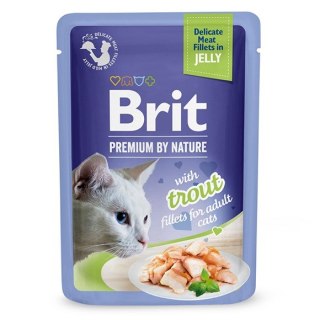 BRIT Premium Trout Fillets in Jelly - mokra karma dla kota - 85 g