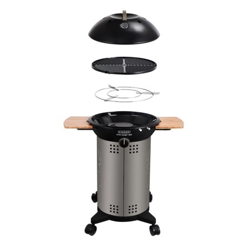 Grill gazowy na kółkach CADAC City Chef 49cm z bocznymi półkami