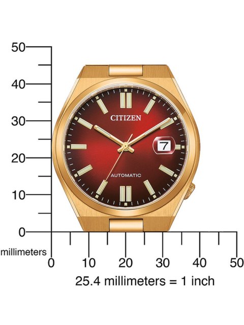 ZEGAREK MĘSKI CITIZEN Tsuyosa NJ0153-82X - AUTOMAT SZAFIR