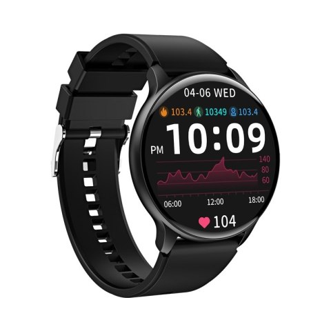 Smartwatch Veltori VT160-1 Czarny Pasek Silikonowy