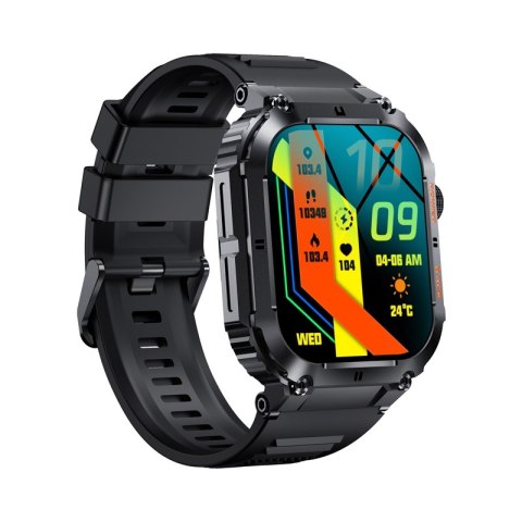 Smartwatch Veltori VT200-1 Czarny Pasek Silikonowy