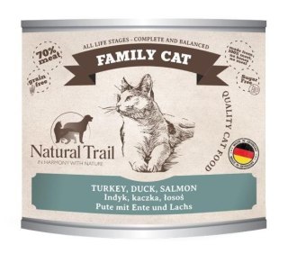 NATURAL TRAIL Cat Family Turkey,Duck,Salmon 200g