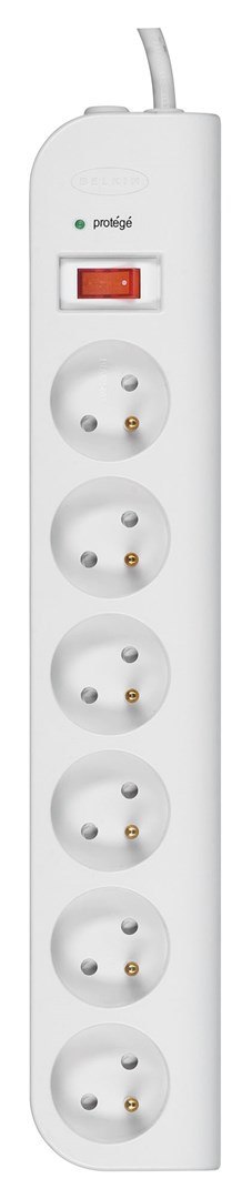 Listwa zasilająca Belkin Power Surge 6-PORT 476J 1m White