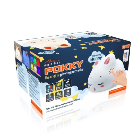 MEDIA-TECH LAMPKA NOCNA POKKY DREAMING BUNNY MT225