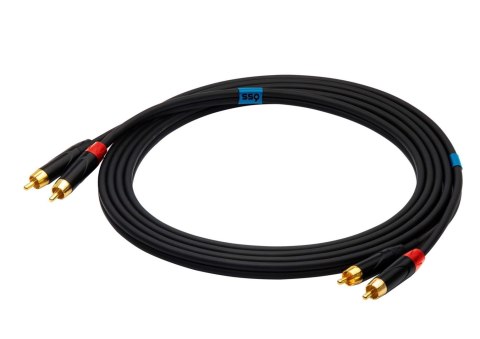 SSQ RCARCA1 - kabel 2xRCA- 2xRCA 1 metrowy