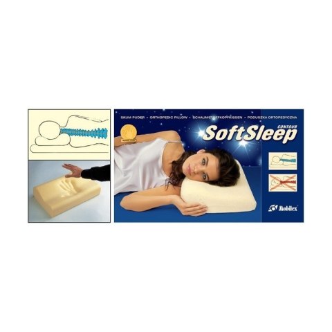 Poduszka ortopedyczna SoftSleep ból szyi CONTOUR M