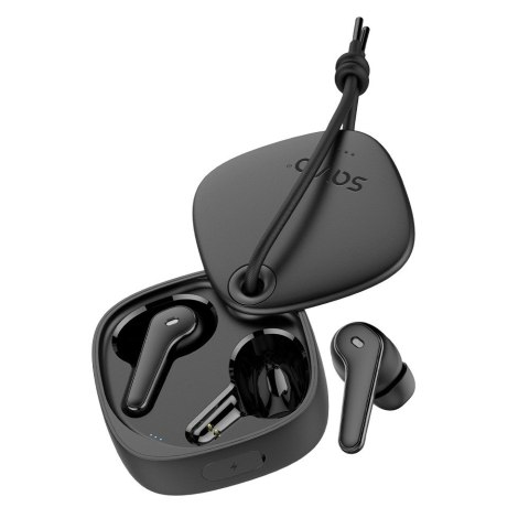 SAVIO SŁUCHAWKI BEZPRZEWODOWE BLUETOOTH 5.3 Z MIKROFONEM, ENC, QC TWS-11