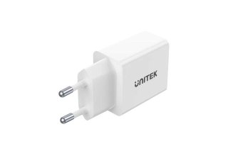 UNITEK ŁADOWARKA 2X USB-A, 12W, BIAŁA, P1113A-EU