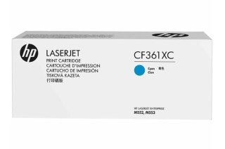 Oryginalny Toner Cyan HP Color LaserJet Enterprise M552 (508XC CF361XC), kompatybilne z CF361X