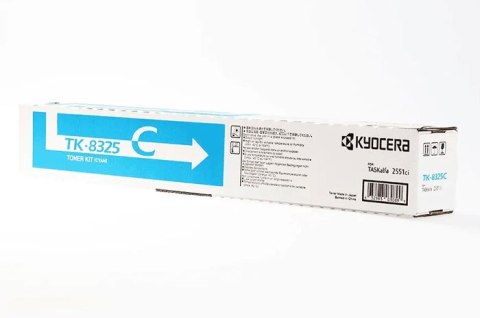 Oryginalny Toner Cyan Kyocera 2551ci (TK8325C, TK-8325C, 1T02NPCNL0)