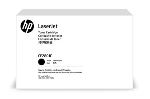 Oryginalny Toner Czarny HP LaserJet Pro 400 M401, M425 (80JC CF280JC), kompatybilne z CF280X