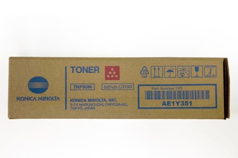 Oryginalny Toner Magenta Konica Minolta Bizhub C3100i (TNP93M, TNP-93M, AE1Y351)