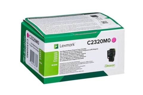 Oryginalny Toner Magenta Lexmark C2325 (C2320M0)