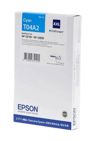 Oryginalny Tusz Cyan Epson T04A2 (C13T04A24N)