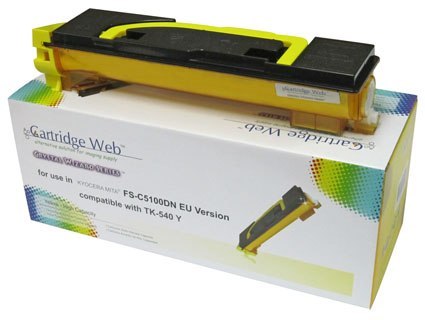 Toner Cartridge Web Yellow Kyocera TK540/TK542 zamiennik TK-540Y