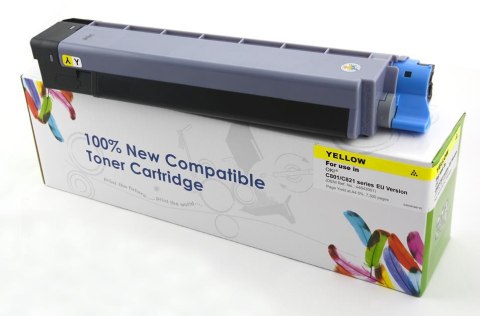 Toner Cartridge Web Yellow OKI C801/C821 zamiennik 44643001