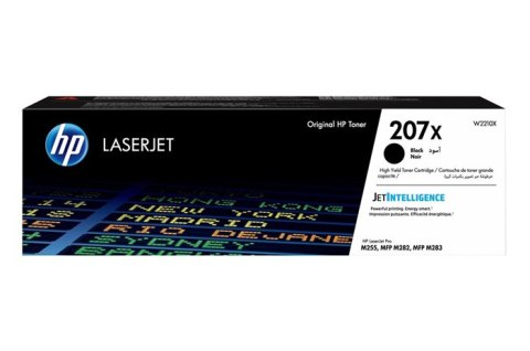 Oryginalny Toner Black HP Color LaserJet Pro M255, MFP M282, MFP M283, M283 (207X W2210X)