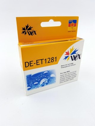 Tusz Wox Black EPSON T1281 zamiennik C13T12814010