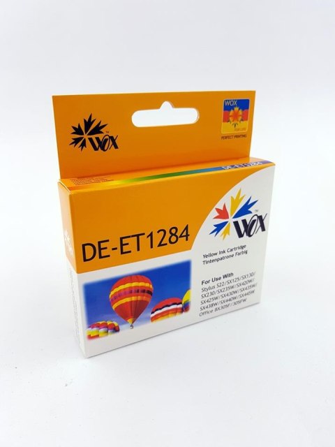 Tusz Wox Yellow EPSON T1284 zamiennik C13T12844010