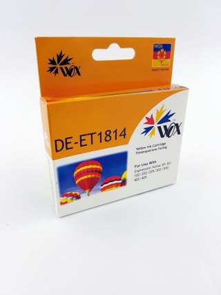 Tusz Wox Yellow EPSON T1814 zamiennik C13T18144010