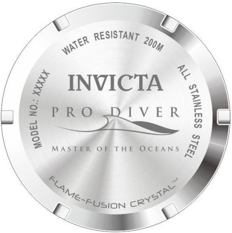 ZEGAREK MĘSKI INVICTA PRO DIVER 22020 - WR200m, koperta 43mm (zv002e)