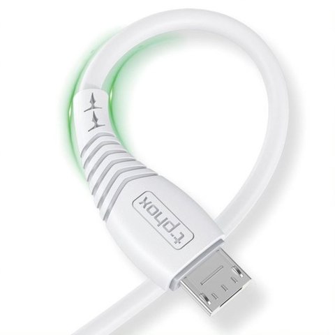 KABEL T-PHOX NATURE MICRO USB WHITE 1.2M 3A