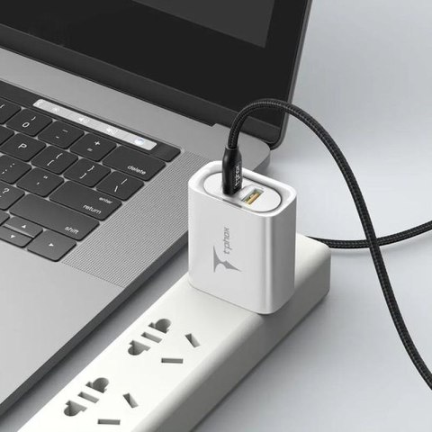 Ładowarka sieciowa T-PHOX STUDY SERIES T-PP07 47W USB/USB-C WHITE