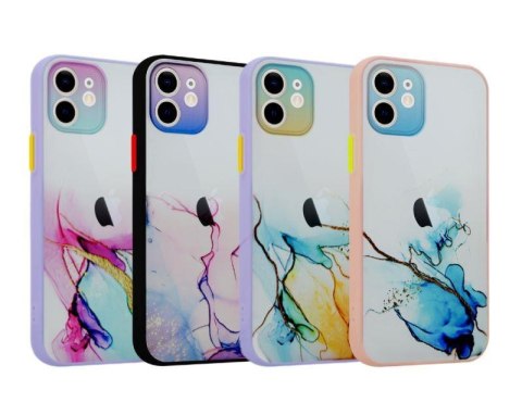 MX AQUARELLE IPHONE XR NIEBIESKO-BIAŁY / NAVY-WHITE