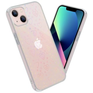 MX HOLO HEART SAMSUNG S21 ULTRA CLEAR / PRZEŹROCZYSTY