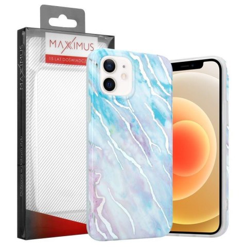 MX MARBLE IPHONE 13 WHITE / BIAŁY