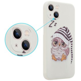 MX OWL SLEEPY SAMSUNG S21 5G BEIGE / BEŻOWY