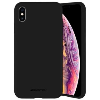 MERCURY SILICONE CASE IPHONE 14 PRO MAX (6.7), BLACK / CZARNY