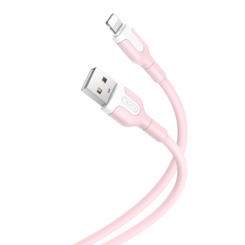 XO KABEL NB212 USB-LIGHTNING 2,1A PINK 1M