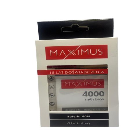 Bateria MAXXIMUS HUAWEI MATE 10 4000 mAh MATE 20/P20 PRO/VIEW 20, HB436486ECW