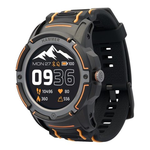 Hammer Smartwatch plus BLACK-ORANGE/CZARNY/POMARAŃCZOWY