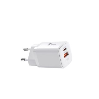 Ładowarka sieciowa T-PHOX HANDY SERIES 33W T-PP08 USB/USB-C WHITE