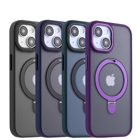 MX KICKSTAND MAGSAFE CIRCLE IPHONE 15 PLUS (6.7), PURPLE / FIOLETOWY