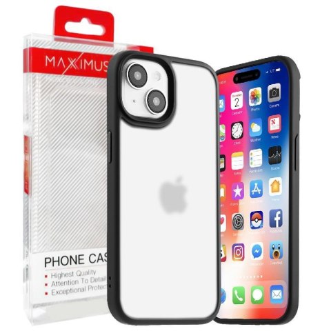 MX RIBBED CAM IPHONE 12 / 12 PRO BLACK / CZARNY