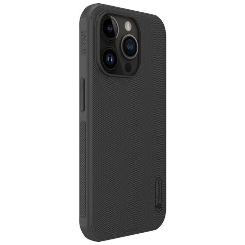 NILLKIN super frosted shield PRO IPHONE 15 PRO (6,1) BLACK / CZARNY