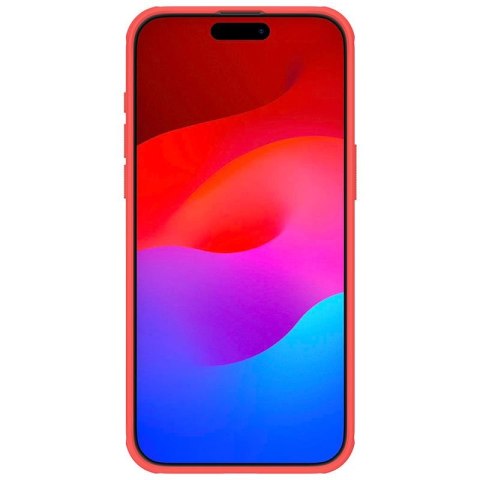 NILLKIN super frosted shield PRO IPHONE 15 PRO MAX (6,7) RED / CZERWONY